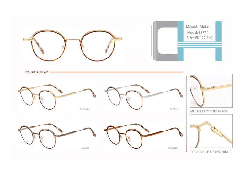 ready stocks vintage metal optical frame