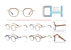 ready stocks vintage metal optical frame