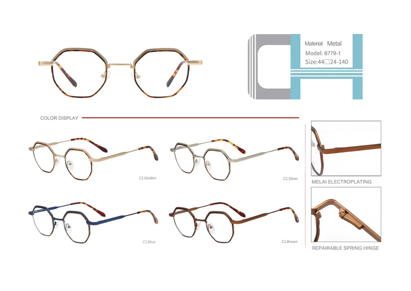 ready stocks vintage metal optical frame