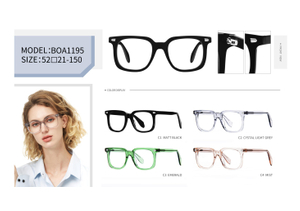  Wholesale Vintage Ladies Design Handmade Acetate Optical Frame Classic Optical Frame
