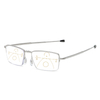 Model 908F Half Rim Folding Reading Glasses ANTI Blue Ligh Telescope Arms Portable Design