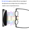 Vintage Square and Round Shape Unisex Blue Light Blocking Computer Digital Blue Light Reading Glasses