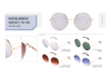 Hot Sale Ready To Sale Vintage Round Design Unisex Trendy UV400 PC Polarized Lens Stainless Steel Sunglasses