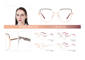 Hot Sale Ins Popular Women Glasses Frame Metal Optical Eyeglasses Frames 