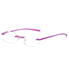Ultra Light Aluminium Blue Light Blocking Rimless Reading Glasses 