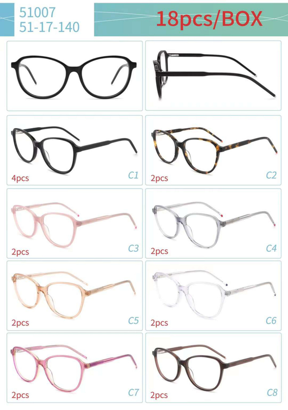  Ready To Sale Fashion Design Handmade Acetate Optical Frame Classic Optical Frame 