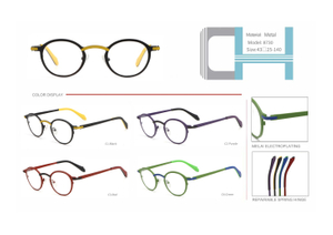 ready stocks vintage metal optical frame