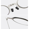 Unisex Vintage Ultra Light Stainless Steel No Screw Folding Reading Glasses Blue Light Blocking Reading Glasses