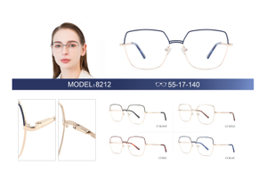 Hot Sale Ins Popular Women Glasses Frame Metal Optical Eyeglasses Frames 