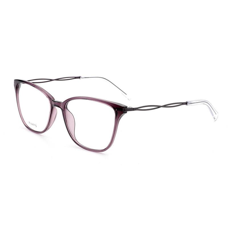 Ready Stocks Ladies TR90 Optical Frames with PI plating Metal Temple