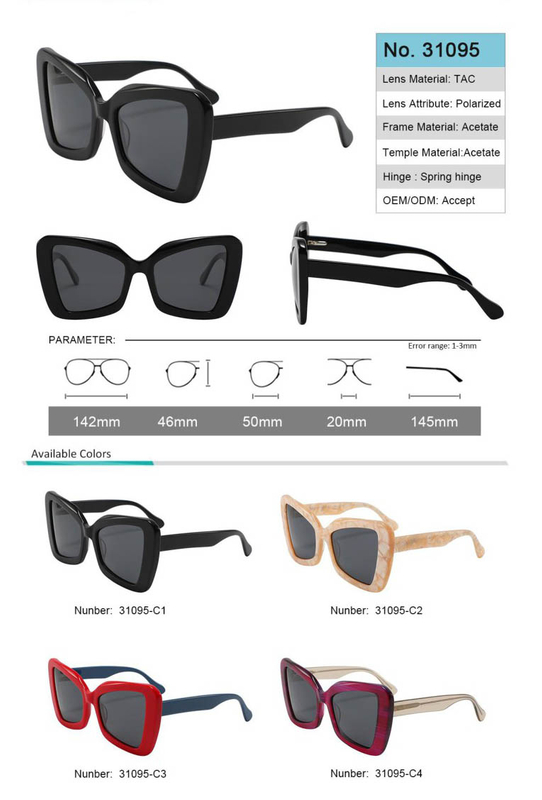 Acetate Sunglasses TAC polarized lens