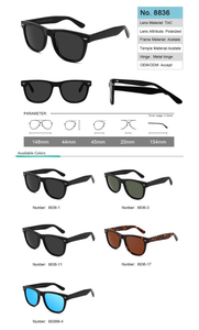 Ready to Sell Acetate Sunglasses TAC polarized lens No MOQ