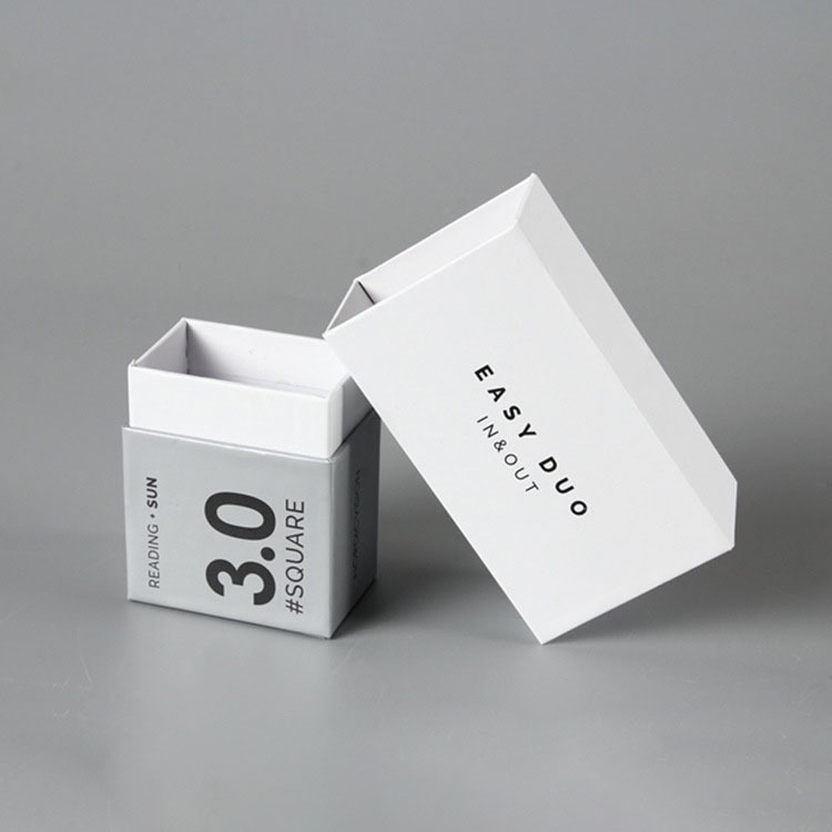 paper cardboard eyeglasses and reading glasses gift box and display box