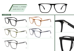  Ready To Sale Men's Vintage Design Handmade Acetate Optical Frame Classic Optical Frame