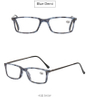 Unisex Spring Hinge Plastic and Metal Combination Blue light Block, Computer Mobile Digital Reading Glasses