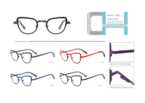 ready stocks vintage metal optical frame