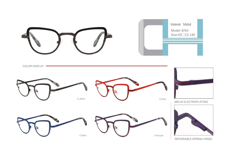 ready stocks vintage metal optical frame