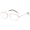 Stainless Steel Handmade No Screw Ultra Light Blue Light Reading Glasses