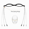 TR90 Frames Stainless Steel Telescope Arms Foldable Blue Light Vintage Round Reading Glasses
