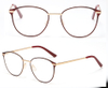 Hingh Quality Euro Design Vintage Double Color Ladies Stainless Optical Frames