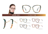 Hot Sale Ins Popular Women Glasses Frame Metal Optical Eyeglasses Frames 