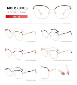 Hot Sale Ins Popular Women Glasses Frame Metal Optical Eyeglasses Frames 