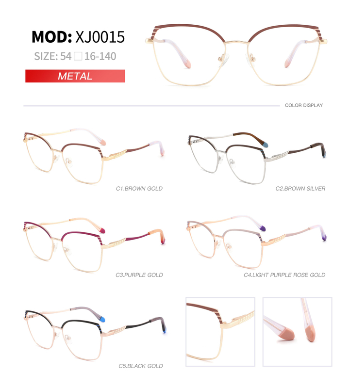 Hot Sale Ins Popular Women Glasses Frame Metal Optical Eyeglasses Frames 