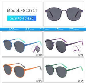 Kids Colored Metal Polarized Sunglasses Optical Frames