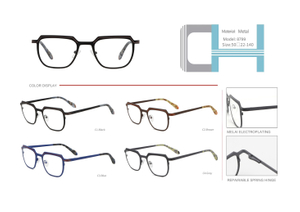 ready stocks vintage metal optical frame