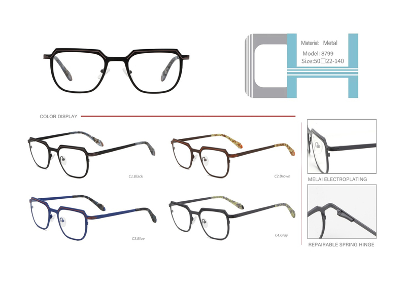 ready stocks vintage metal optical frame