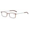 Ultra Light and Strong Aluminium Made Blue light Blocking Computer Digital Spring Hinge Reading Glasses with Aluminium cases