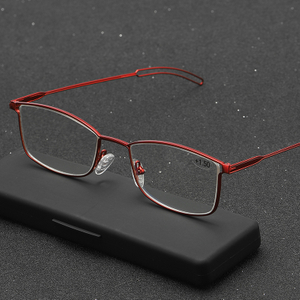 Mobile Partner Stainless Steel Computer Digital Blue Light Reading Glasses UV400