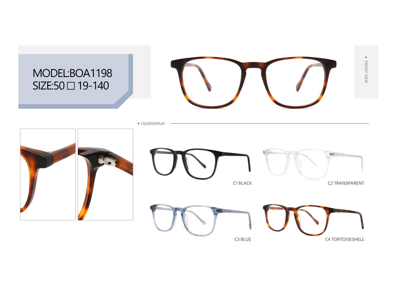 Ready stocks Handmade Acetate Optical Frame Classic Optical Frame