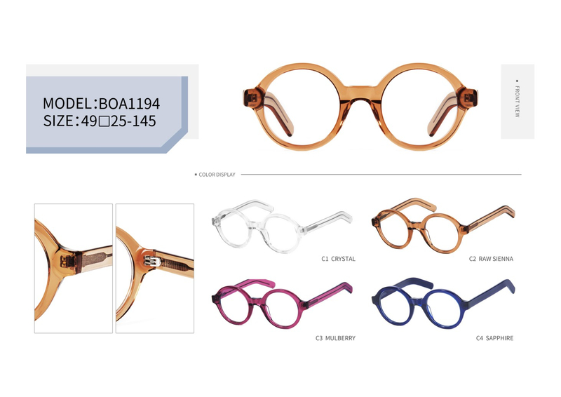 Ready stocks Handmade Acetate Optical Frame Classic Optical Frame