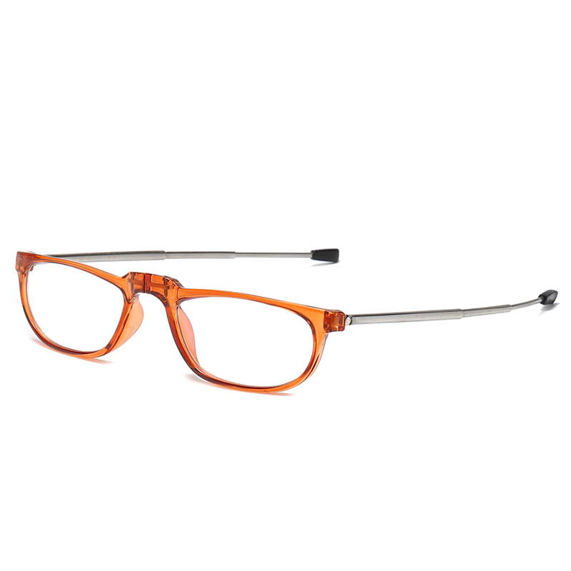 Adjustable Telescope Arms TR90 Reading Glasses with Cases UV400 Blue Light Reading Lens