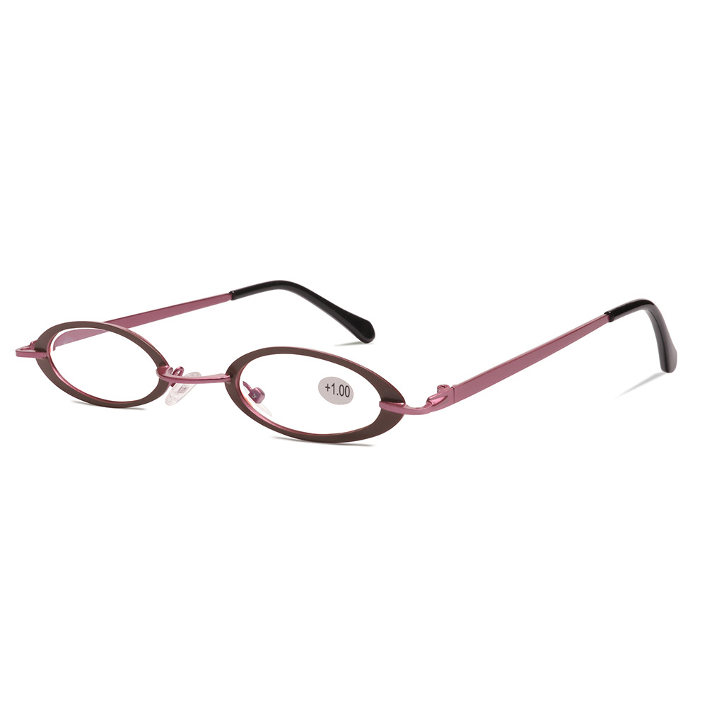 Stainless Steel Fashion Double Color Ladies Reading Glasses