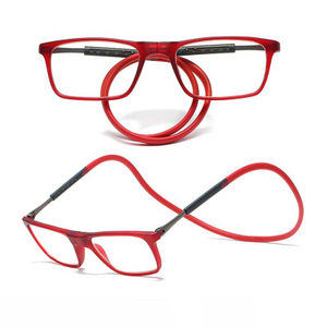 MOD.916 Hang on Neck Blue Light Blocking Reading Glasses,Comfortable Slicon Arms