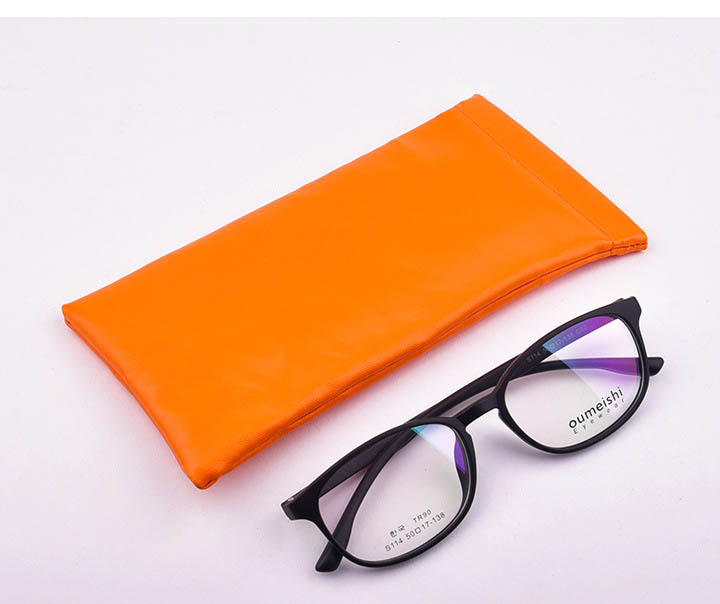 leather eyeglasses pouch