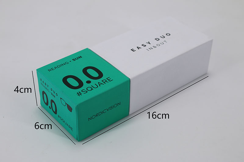 paper cardboard eyeglasses and reading glasses gift box and display box