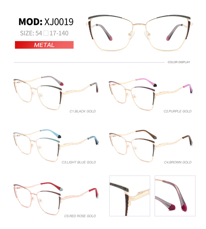 Hot Sale Ins Popular Women Glasses Frame Metal Optical Eyeglasses Frames 