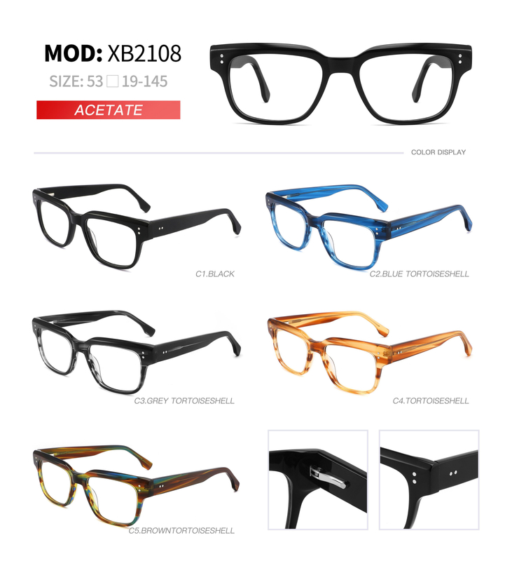 2023 newest vintage Ready Stock Acetate eyeglasses frames