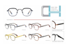 ready stocks vintage metal optical frame