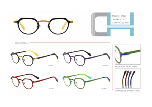ready stocks vintage metal optical frame