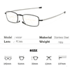 909F Portable Telescope Arms Multi Focus Photochromic Folding Reading Glasses Color Change Lens with Leather Pouch