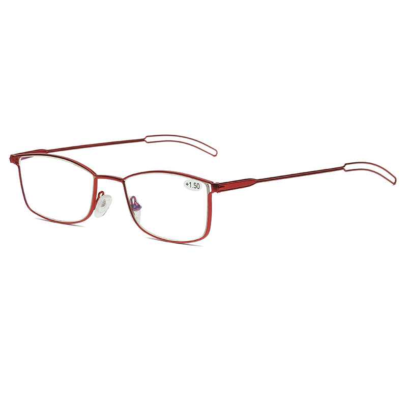 Mobile Partner Stainless Steel Computer Digital Blue Light Reading Glasses UV400
