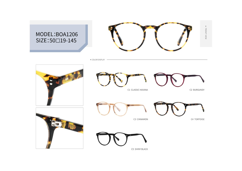 Ready stocks Handmade Acetate Optical Frame Classic Optical Frame