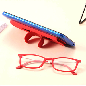 Ultra Thin Mobile Partner Blue Light Digital Computer Reading Glasses with Mobile Holder