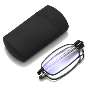Blue Ligth Blocking Telescope Arms Portable Compact Folding Reading Glasses