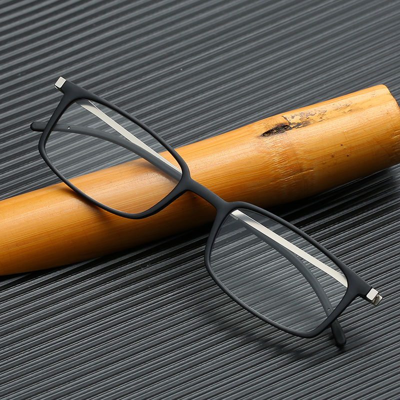 Portable Super Light TR90 Blue Light Block Reading Glasses with Slim cases