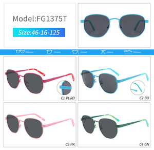 Kids Colored Metal Polarized Sunglasses Optical Frames series